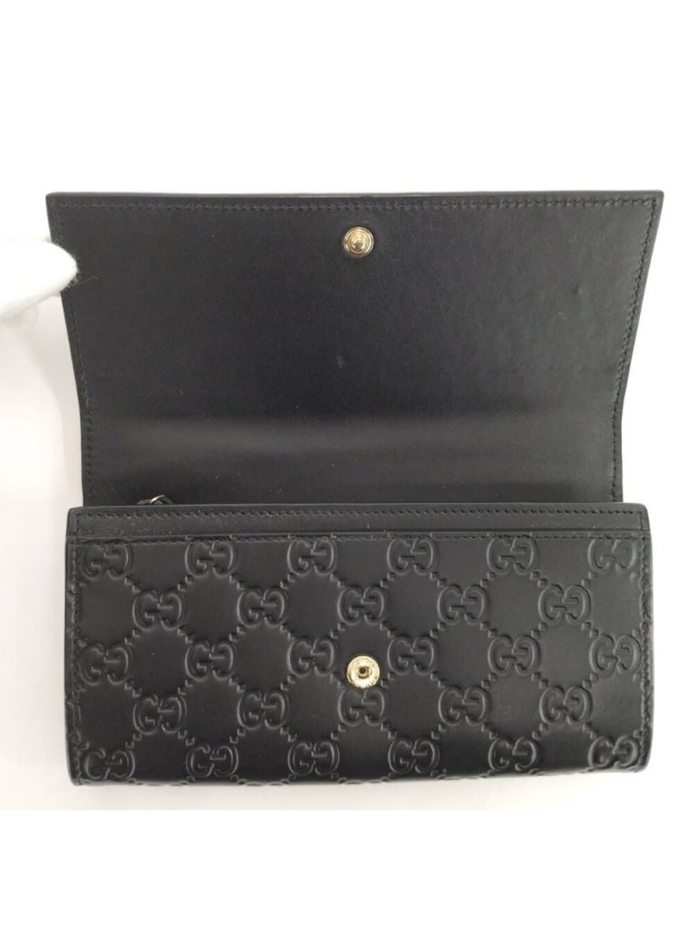 Gucci Wallet Guccissima Leather Black - Picture 2 of 10